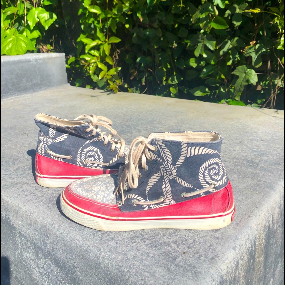 Nautical print Sperrys